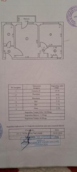 Apartament cu 2 camere nedecomandat în Viziru 3