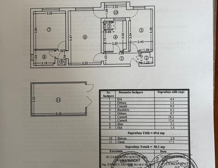 Apartament cu 3 camere semidecomandat în Tomis Mall