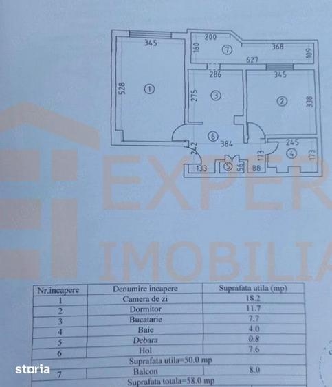 Apartament cu 2 camere în Gara
