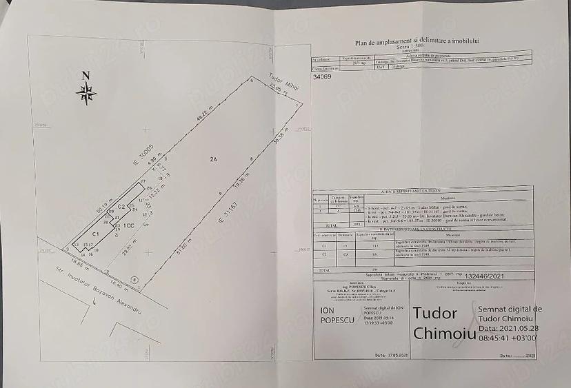 Casă cu 3 camere cu Teren 2871 Mp în Giubega