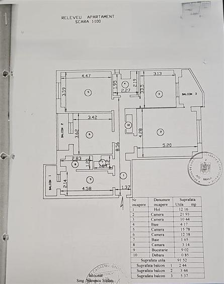 Apartament cu 4 camere decomandat în Barieră