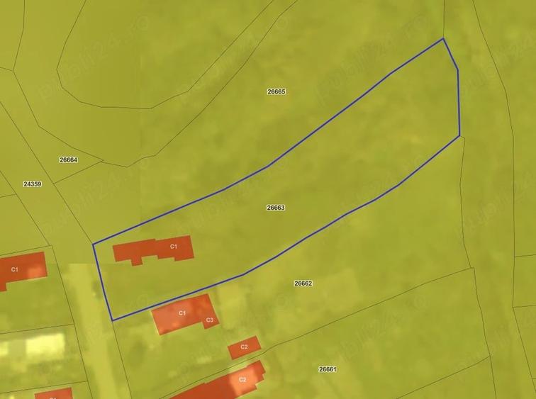 Teren de 2127 mp, în Bordenii Mari