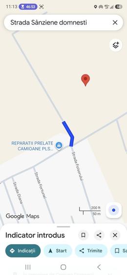 Teren intravilan 450 m2 Domnesti, Str. SANZIENE - 6