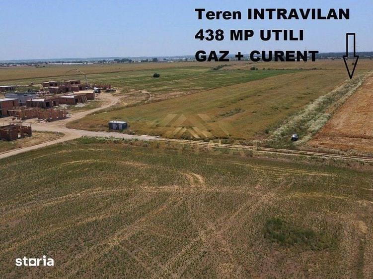 Teren INTRAVILAN cu gaz si curent - comuna Berceni - 1