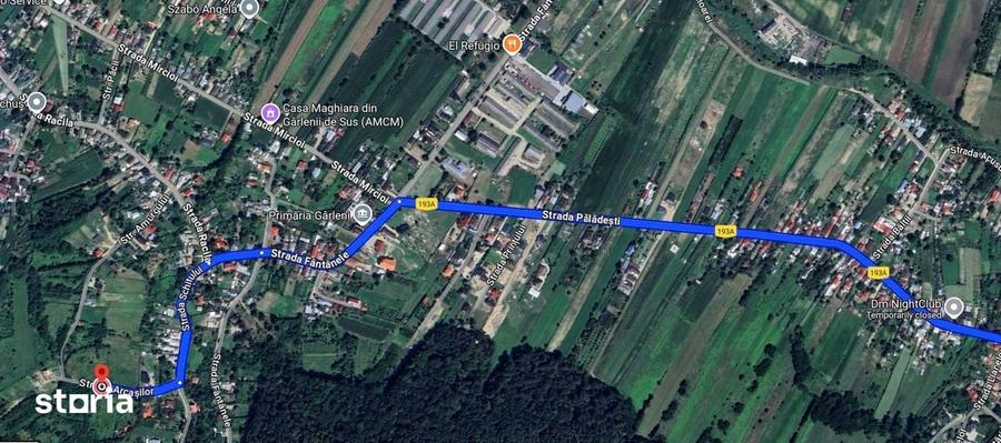 Teren de 8000 mp, în Gârleni
