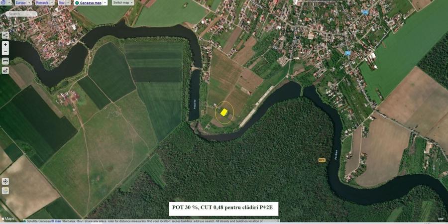 Teren Construcții intravilan de 1075 mp, în Găneasa