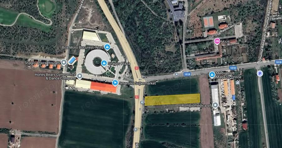 Reducere de pret!!! Snagov Plaza - 5000 mp intravilan, 28 ml la DN1 - 4
