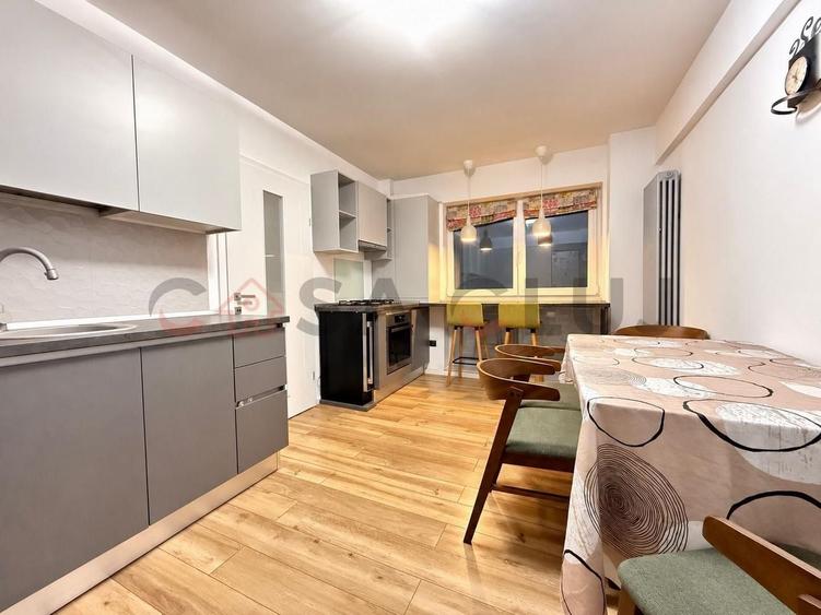 Apartament cu 3 camere decomandat, mobilat în Borhanci
