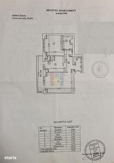 Apartament cu 2 camere în Central