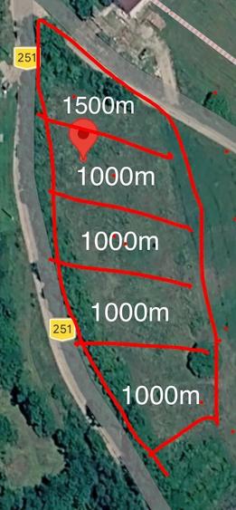 Teren de 1500 mp, în Căptălan