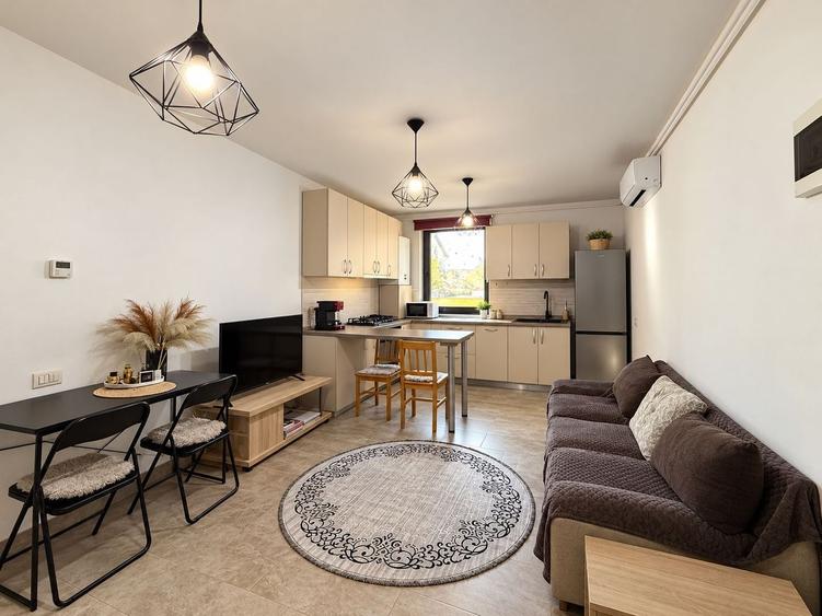 Apartament cu 2 camere semidecomandat, mobilat în Braytim