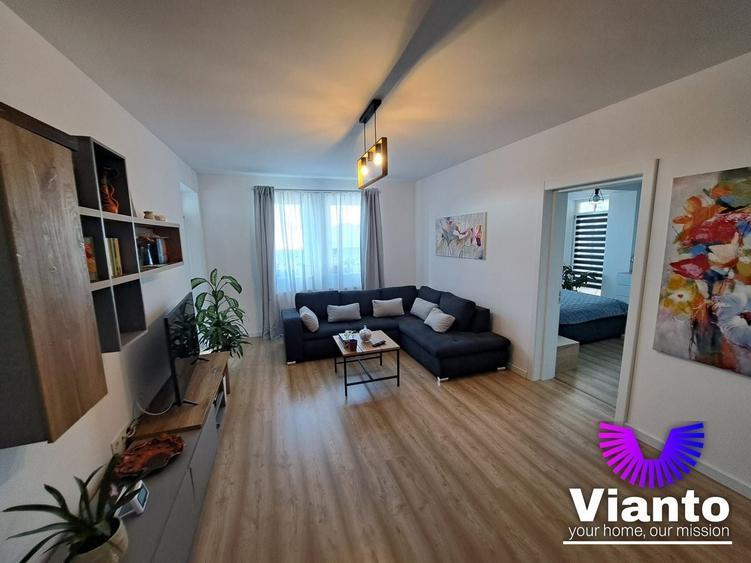 Apartament cu 3 camere semidecomandat, mobilat în Industrial Est