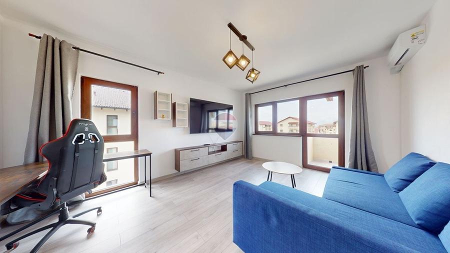 Apartament cu 2 camere decomandat, mobilat în Sânpetru