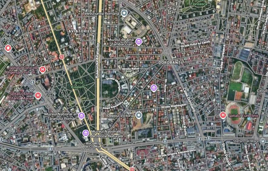 Apartament cu 6 camere semidecomandat în Dorobanți
