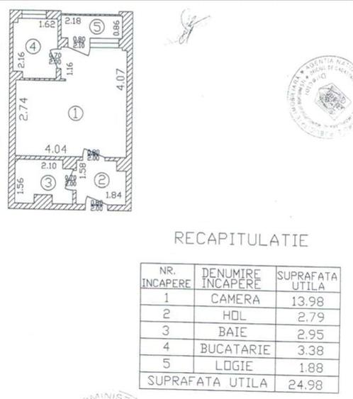 Garsonieră semidecomandată, mobilată în Dristor