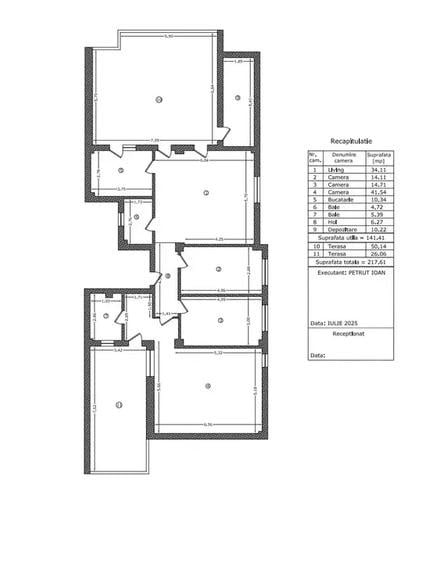 Apartament cu 4 camere decomandat în Aviației