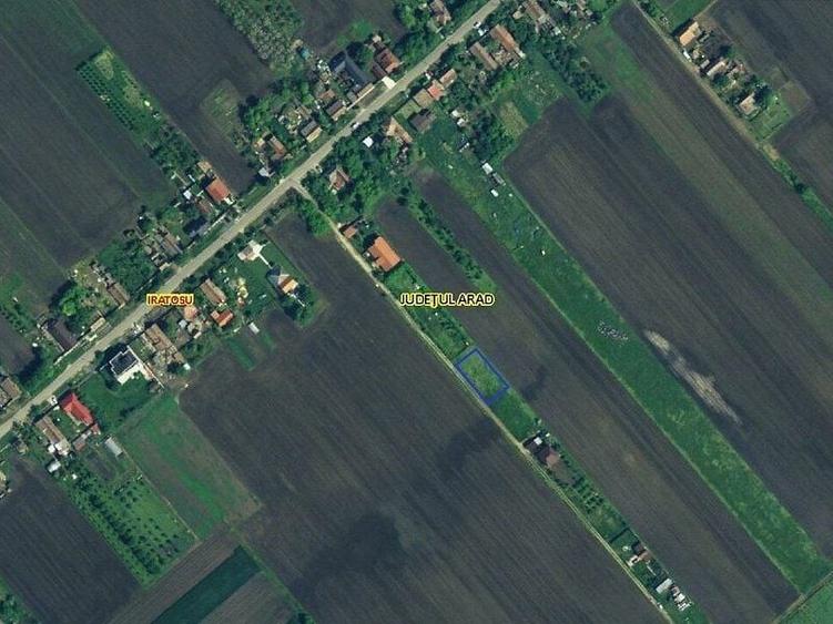 Teren Construcții intravilan de 577 mp, în Iratoșu