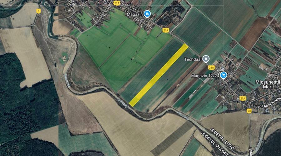 Teren agricol extravilan de 15008 mp, în Nuci