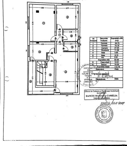 Apartament cu 3 camere în Bucureștii Noi