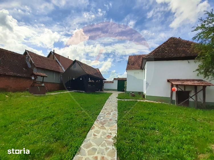 Casă cu 4 camere cu Teren 1631 Mp în Bruiu