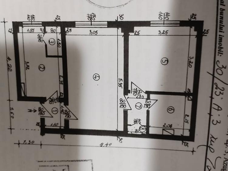 Apartament cu 2 camere semidecomandat în Central
