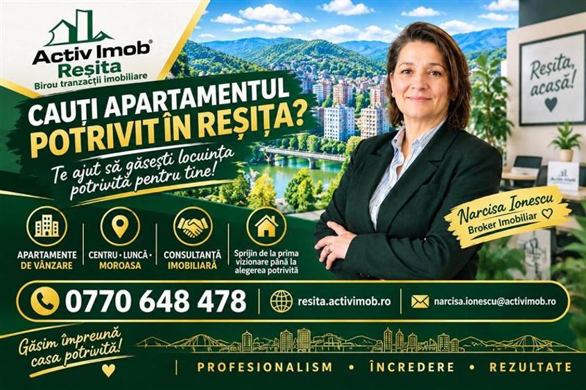Apartament cu 2 camere decomandat, mobilat în Luncă