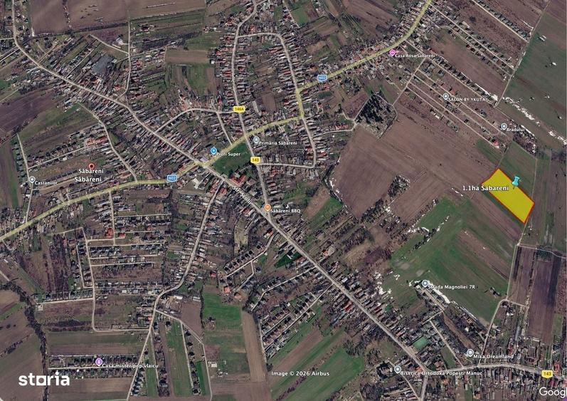 Spațiu comercial, în Săbăreni