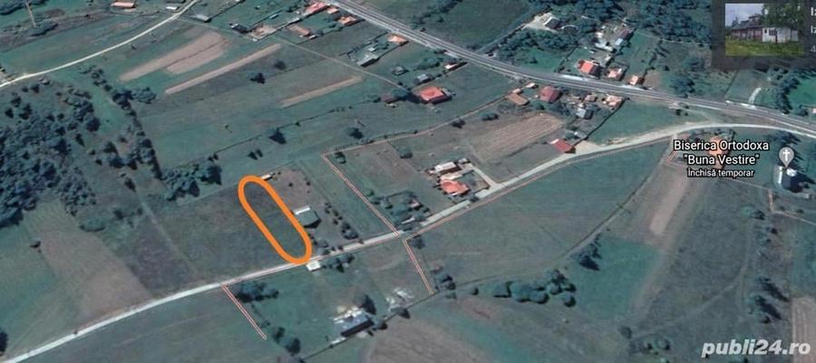 Teren de 1689 mp, în Izvoru Mureșului