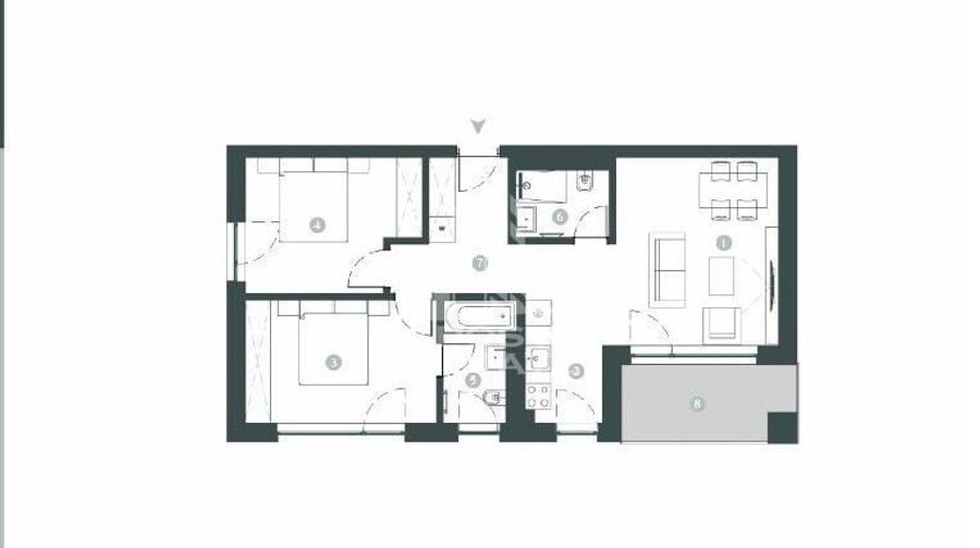 Apartament cu 3 camere decomandat în Iosefin