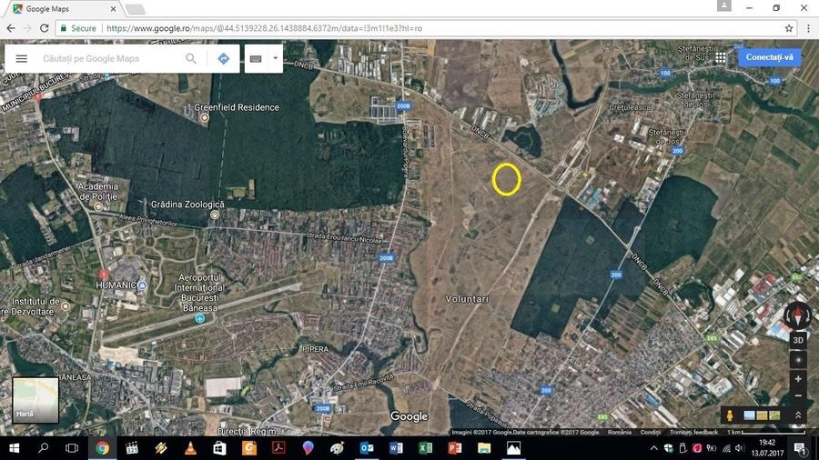 Teren Construcții intravilan de 10000 mp, în Nord-Est