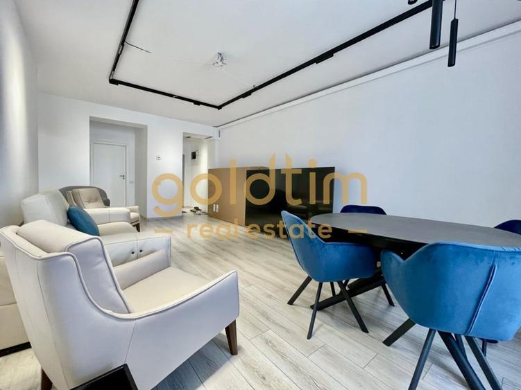 Apartament cu 3 camere semidecomandat, mobilat în Pipera