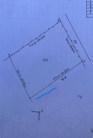 Teren Construcții intravilan de 850 mp, în Exterior Nord