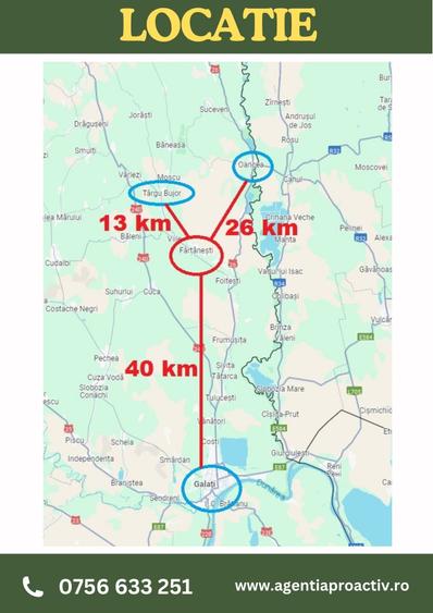 Casă individuală cu 3 camere cu Teren 6336 Mp în Nord