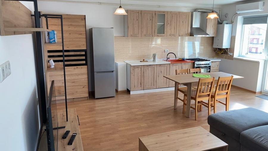 Apartament cu 2 camere decomandat, mobilat în Sânpetru