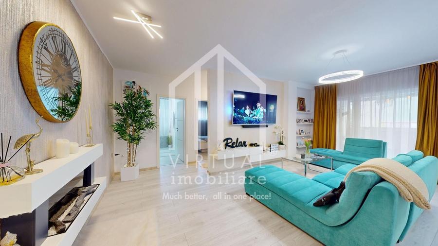 Apartament cu 3 camere decomandat, mobilat în Piața Cluj
