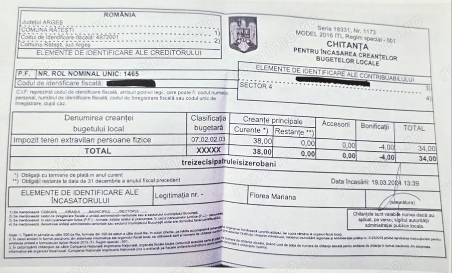 Teren de 6302 mp, în Ciupa-Mănciulescu