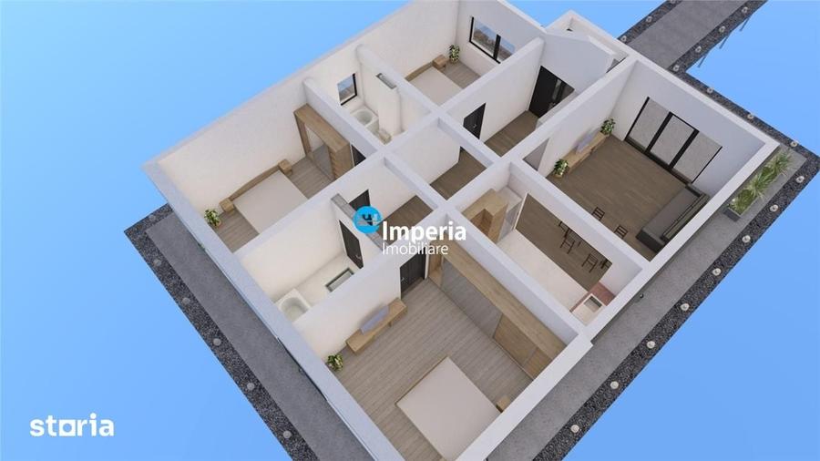 Casă cu 4 camere cu Teren 300 Mp în Bucium