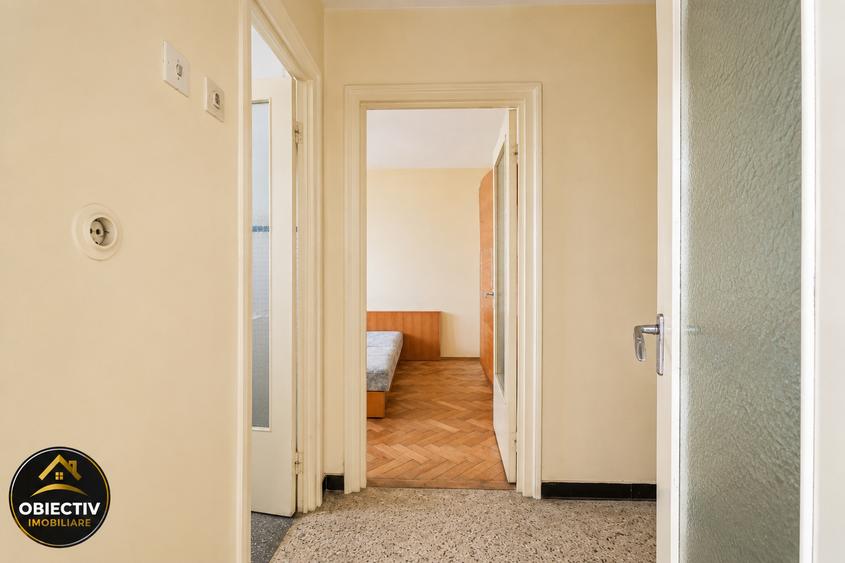 Apartament cu 2 camere semidecomandat în Mărăței