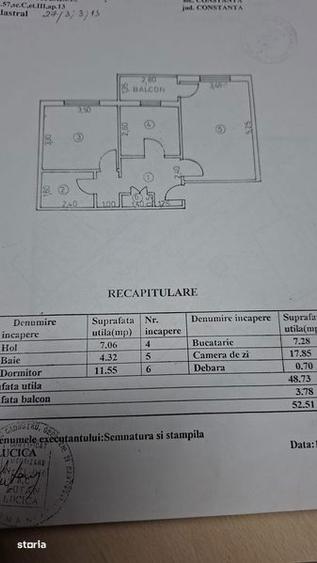 Apartament cu 2 camere în Central