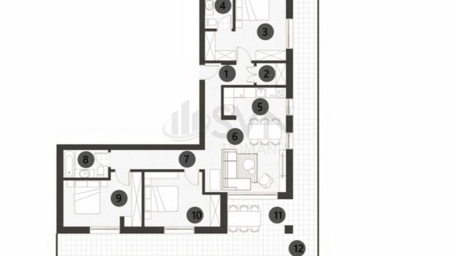 REA1026493 Apartament 4 camere Parcul Verdi Floreasca - 2