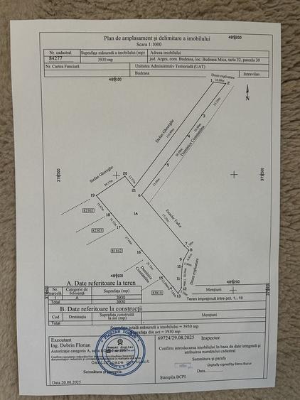 Spațiu comercial, în Budeasa