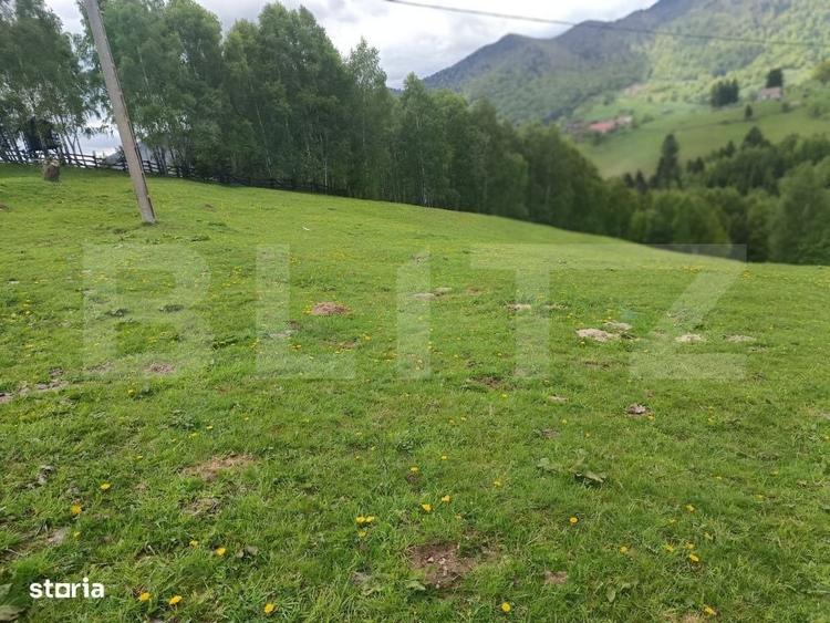 Teren cu fundatie de cabana, intabulat, 1.093 mp Satul Pestera, co - 15