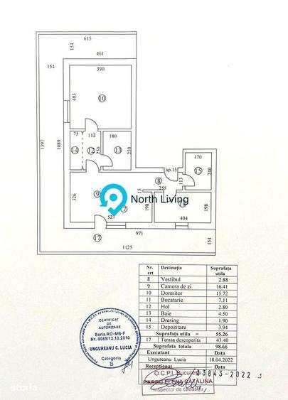 Apartament cu 2 camere în Central