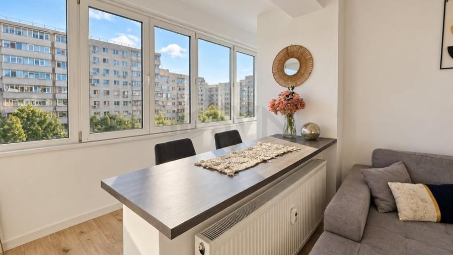 Apartament cu 2 camere semidecomandat, mobilat în Obor