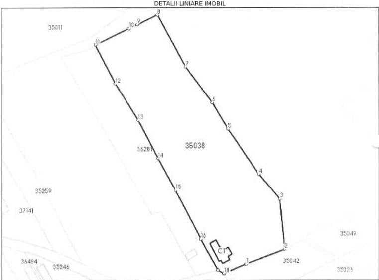 Casă individuală cu 5 camere cu Teren 6252 Mp în Popești (Golești)
