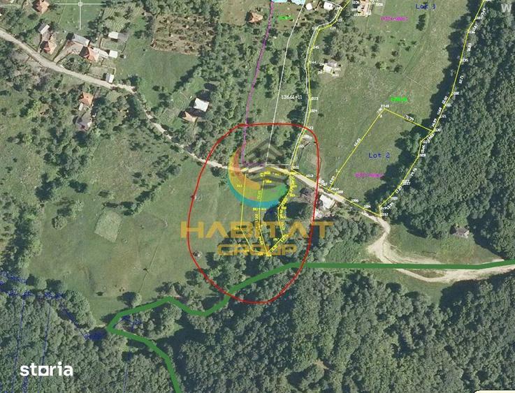 Teren intravilan cu apa/curent 5/mp Corbeni-Arges - 1
