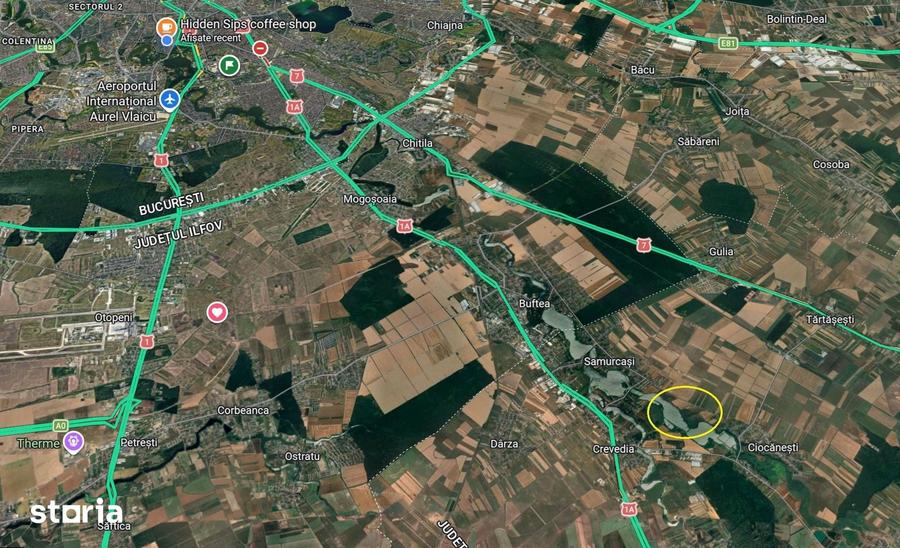 Teren de 62000 mp, în Crevedia