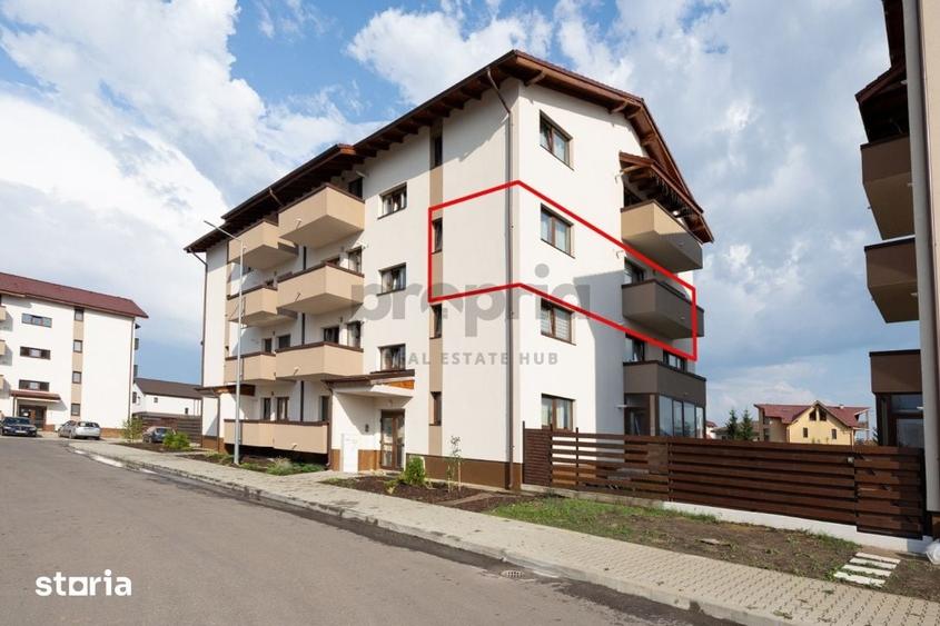 Apartament cu 2 camere decomandat în Sânpetru