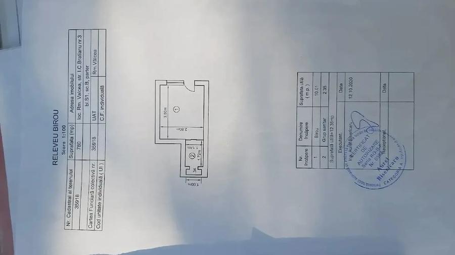 Spațiu comercial, de 12 mp, în Ostroveni