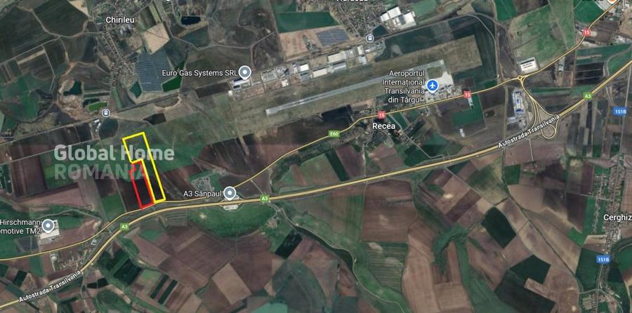 Teren Construcții intravilan de 37500 mp, în Sud-Vest